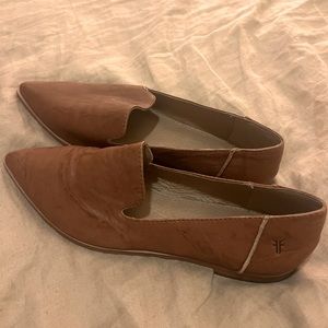Frye leather flats